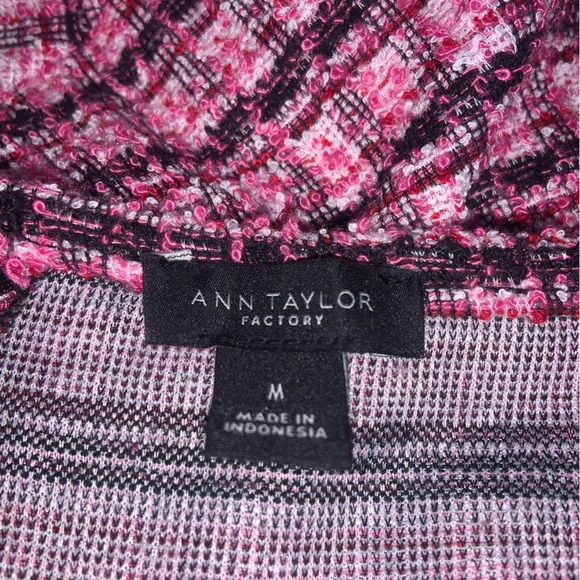 Ann Taylor Plaid Sleeveless Top Women’s M - Picture 8 of 9